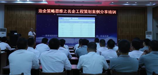集團培訓(xùn)中心成功舉辦治企策略思維之名企工程策劃案例分享培訓(xùn)